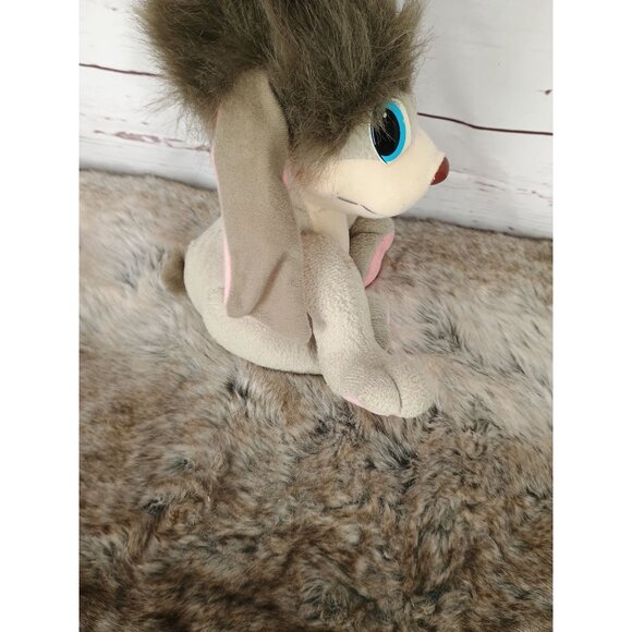 Anastasia Pooka Dog Plush 1997 Disney Faux Fur Hair & Big Blue Eyes - Picture 6 of 6